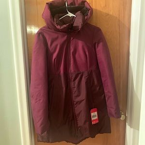 NWT The North Face Limited Edition Pareil Parka - Deep Garnet Red